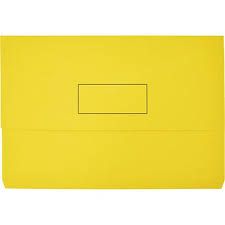 Document Wallet Yellow