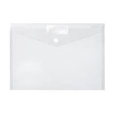 Plastic Document Wallet A4(osmer) Clear