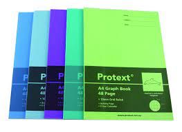 Graph Book A4 48 page 10mm Grid Squares