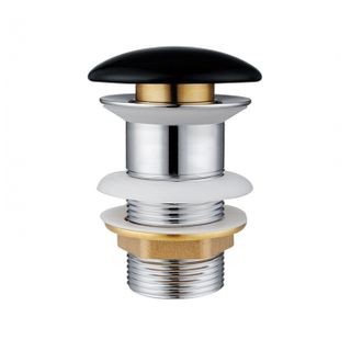 Basin 32mm CBlack Pop Up Waste No Overflow