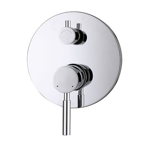 Vetto Wall Diverter Mixer Chrome