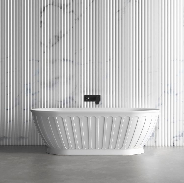 Attica Kensington 1700 Matte White Bath