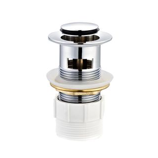 Basin 32mm Chrome Pop Up Waste with Overflow