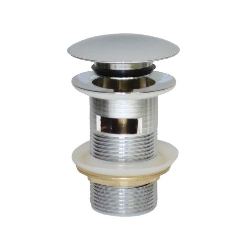 Mushroom 40mm Chrome Pop Up Waste with Overflow