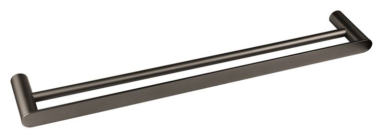 Vetto / Celine 750mm Gun Metal Double Towel Rail