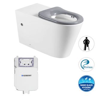 Wellness Care WF Pan Geberit (Button Order Separately)
