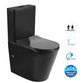 Radiant Geberit Toilet Suite Slim Seat Matte Black