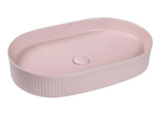 Kensington Oval 580x360x120 Matte Pink Basin