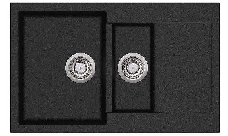 Granite Sink 1 & 1/2 Bowl Black