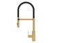 Oskar Pull Out Kitchen Mixer Brushed Gold