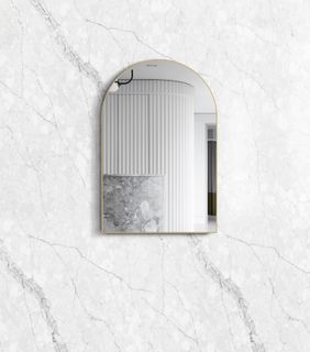 Archie 900(H)x600(W) Gold Metal Framed Mirror