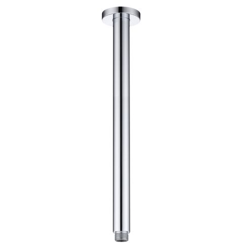 Vetto 400mm Chrome Ceiling Shower Arm Round