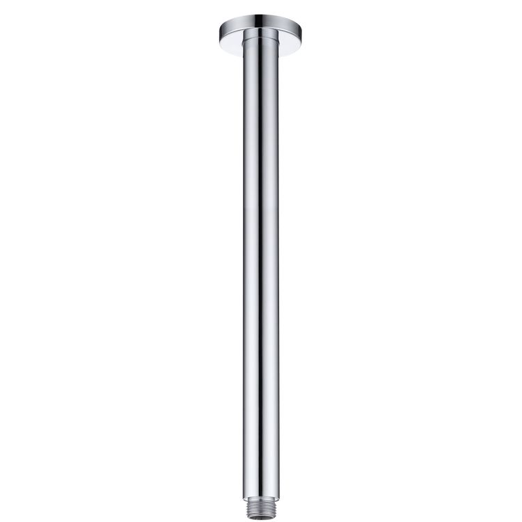 Vetto 400mm Chrome Ceiling Shower Arm Round