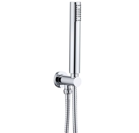 Vetto Chrome Handheld Shower Set Round