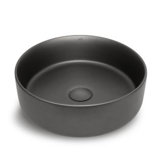 Radius Round 360x360x115 Gun Metal Basin