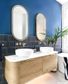 LED Noosa 900(H)x450(W) Gold Metal Frame Mirror