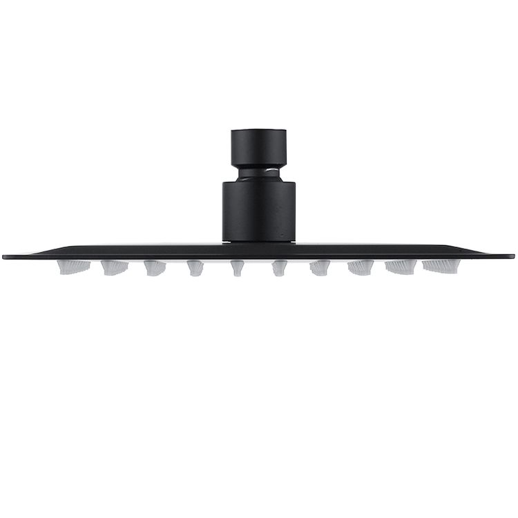 Pavia 250mm Matte Black Shower Head Stainless Steel Round