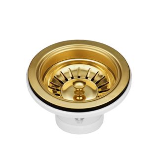 Sink Basket Waste Argent Gold