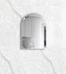 Archie 900(H)x600(W) White Metal Framed Tuffi Mirror