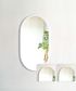 LED Noosa 900(H)x600(W) White Metal Frame Mirror- Install Horizontal or Vertical