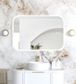 LED Newport 900(H)x600(W) Frameless Tuffi Mirror - Install Horizontal or Vertical