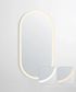 LED Noosa 900(H)x450(W) White Metal Frame Mirror