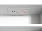 LED Arched 900x600 White Shaving Cabinet