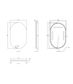 LED Noosa 1200(W)x750(H) Frameless Mirror - Install Horizontal or Vertical