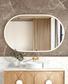 LED Noosa 1200(W)x750(H) Gold Metal Frame Mirror- Install Horizontal or Vertical