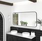 LED Newport 1500(W)x750(H) Black Metal Frame Mirror- Install Horizontal or Vertical