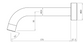Vetto Black Curve Spout
