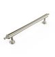Heirloom - 171mm  Brushed Nickel Handle (Premium Solid Brass Construction)