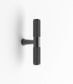 Nord - 80mm Gun Metal Handle (Premium Solid Brass Construction)