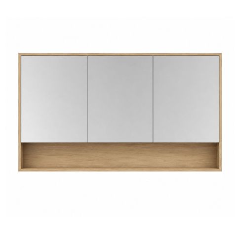 Baia 1500x800 Natural Oak Shaving Cabinet