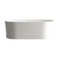Attica Bondi 1500 Matte White Bath with Overflow
