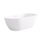 Attica Manolo 1530 Gloss White Bath with Overflow