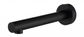 Roul Matte Black Bath Spout Round