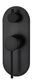 Roul Diverter Shower Mixer Matte Black