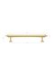 Heirloom - 140mm Brushed Brass Handle (Premium Solid Brass Construction)