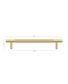 Nord - 200mm Brushed Brass Handle (Premium Solid Brass Construction)