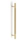 Nord - 280mm Brushed Brass Handle (Premium Solid Brass Construction)
