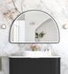 LED Moonlight Archie 800(H)x1200(W) Black Metal Frame Mirror