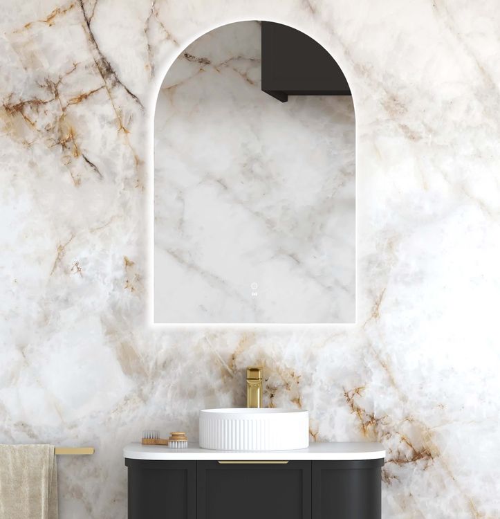 LED Archie 900(H)x600(W) Frameless Mirror
