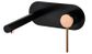 Roul Wall Basin Mixer Matte Black & Rose Gold