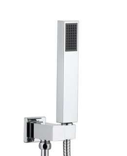 Zevio / Oskar  Chrome Handheld Shower Set Square