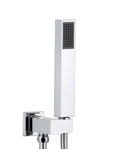 Zevio / Oskar  Chrome Handheld Shower Set Square