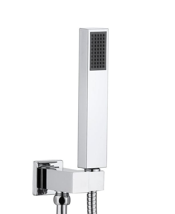 Zevio / Oskar  Chrome Handheld Shower Set Square