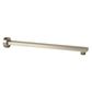 Zevio / Oskar  400mm Brushed Nickel Straight Wall Arm Square