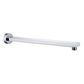 Zevio / Oskar  400mm Chrome Straight Wall Arm Square