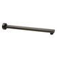 Zevio / Oskar  400mm Gun Metal Straight Wall Arm Square